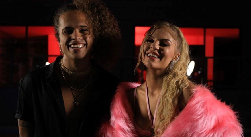 Luísa Sonza e Vitão no clipe de "Flores" Luísa Sonza e Vitão no clipe de "Flores"