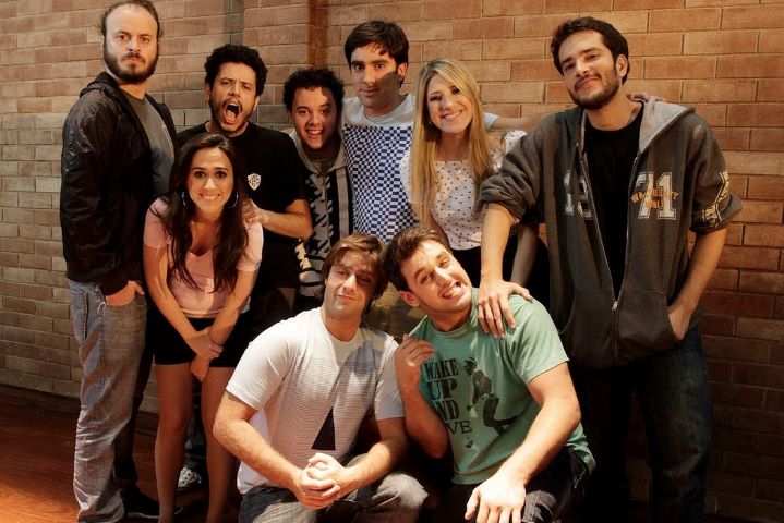 Tatá Werneck no Lady Night Tatá Werneck, Paulinho Serra, Rafael Queroga, Bento Ribeiro, Marcelo Adnet, Rodrigo Capella e Dani Calabresa