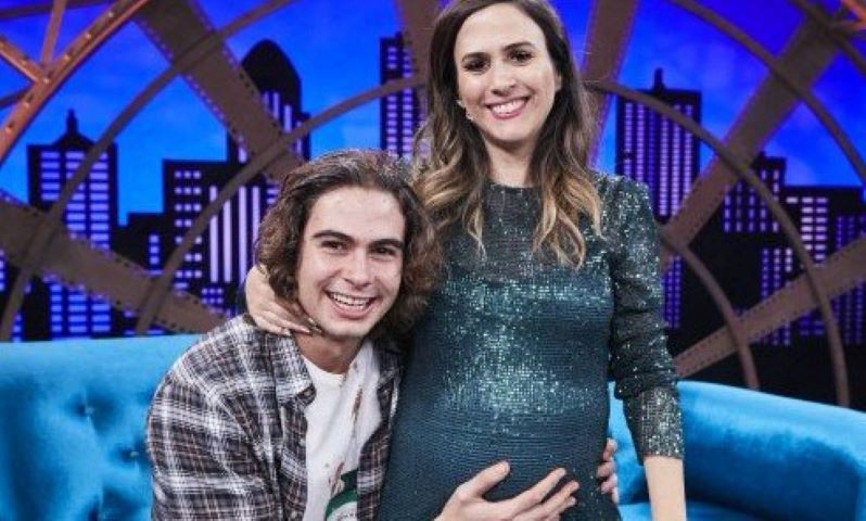 Tatá Werneck no Lady Night Rafael Vitti e Tatá Werneck