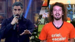Marcos Mion apresentará novamente A Fazenda. O reality da Record deve contar com a participação do ex-repórter da Globo, Cartolouco (Montagem/Resellerweb)