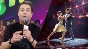 Faustão e sua produção do Domingão deverá anunciar no proximo domingo os nomes dos competidores do Dança dos Famosos, que deve contar com o galã Henry Castelli (Montagem/ Roseller Web)