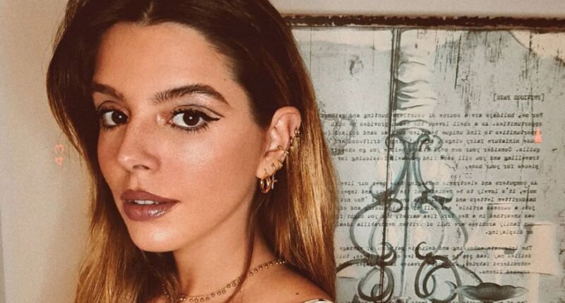 A atriz Giovanna Lancellotti após live em seu Instagram. A atriz Giovanna Lancellotti após live em seu Instagram.