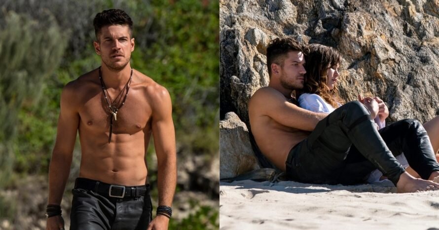 Ator Marcos Pigossi na gravação da série Tidelands. Ator Marcos Pigossi na gravação da série Tidelands.