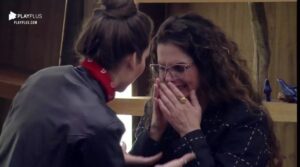 Luiza Ambiel chora após pressão do jogo e perde carro 0Km (Imagem/ R7/ Reprodução)
