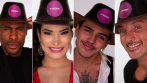 Rodrigão, Raissa, Biel e Juliano formam a terceira Roça de A Fazenda 12 (Imagem- Reprodução)