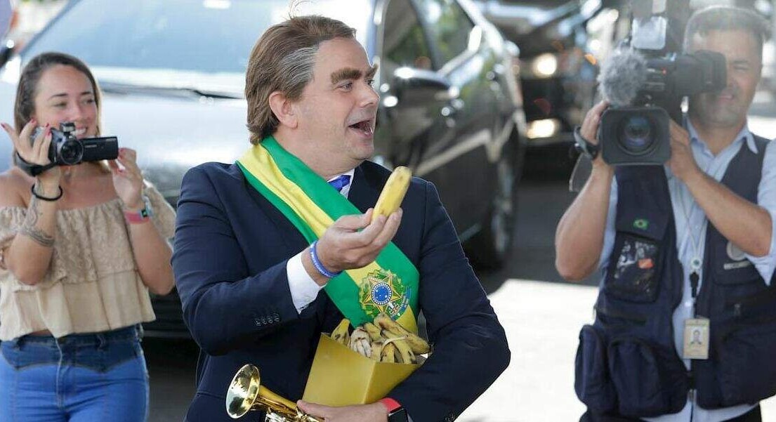 Carioca A Fazenda 2020 como Jair Bolsonaro Carioca A Fazenda 2020 como Jair Bolsonaro