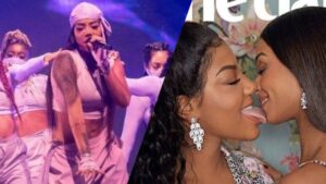 Ludmilla arrasa na apresentação do MTV Miaw e tem planos de filhos com a esposa Brunna Gonçalves (Montagem: Reseller Web)