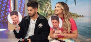 Zé Felipe e Virgínia Fonseca estarão na Hora do Faro na Record no próximo Domingo (Imagem: Edu Moraes/ Record)