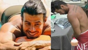 Mariano foi mais um flagrado em A Fazenda 12 (Montagem: Reseller Web)