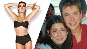 Fernanda Paes Leme e Paulinho Vilhena trabalharam juntos no seriado Sandy e Junior (Montagem: Reseller Web)