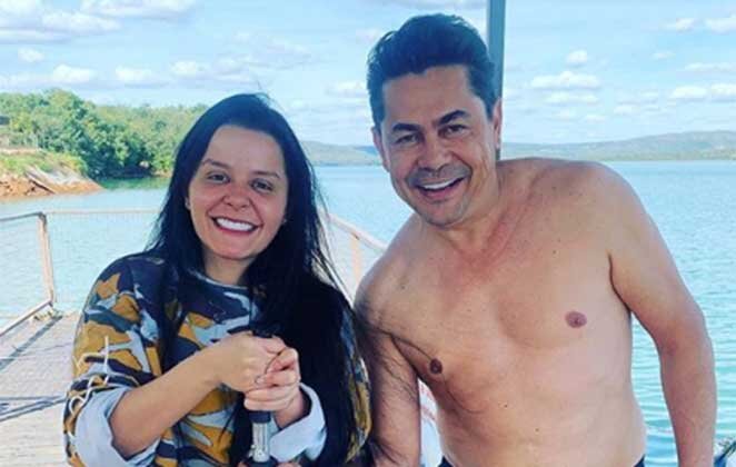 Maraísa e seu ex-namorado Fabrício Marques Maraísa e seu ex-namorado Fabrício Marques