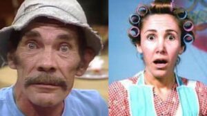 Segunda, Carmen Valdés, filha de Ramon Valdés, Florinda foi responsável pelo fim de Seu Madruga em Chaves (Montagem: Reseller Web)