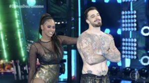 Felipe Titto e Brennda Martins devem retornar em breve no Dança dos Famosos (Imagem: Reprodução / Globo)