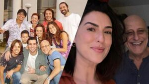Elenco de Sandy e Junior, Fernanda Paes Leme participou do primeiro ao último episodio da serie (Montagem: Reseller Web)