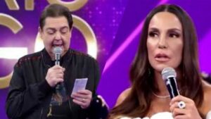 Ivete foi a grande homenageada do Domingão com o troféu Mário Lago (Montagem: Reselller Web0